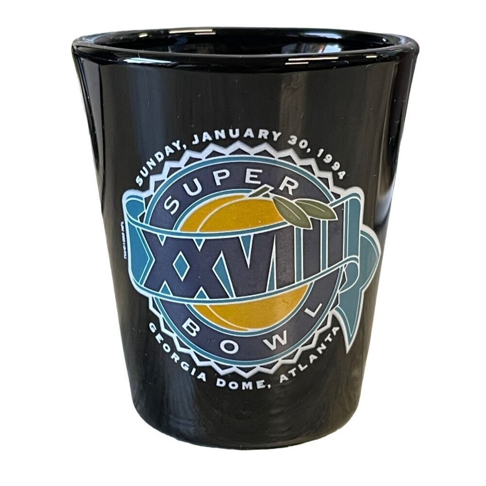 Super Bowl XXVIII‎ Commemorative Shot Glass Georgia Dome Atlanta